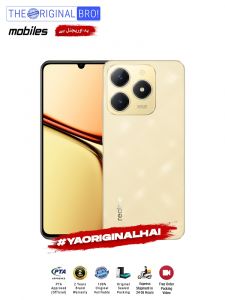 Realme C61 - 6GB RAM - 128GB Storage - PTA Approved - 12 Months Warranty - Gold - The Original Bro Mobiles - TOB29